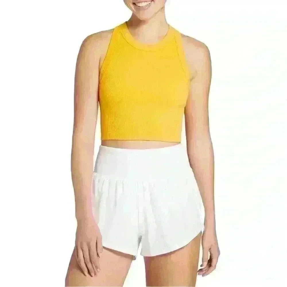 DSG Women's High Neck Brami University Gold, Size S/M